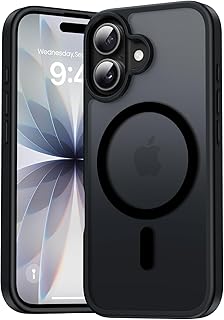 EGOTUDE for iPhone 17 Case | Frosted Translucent Hard Back Cover Compatible with Mag-Safe