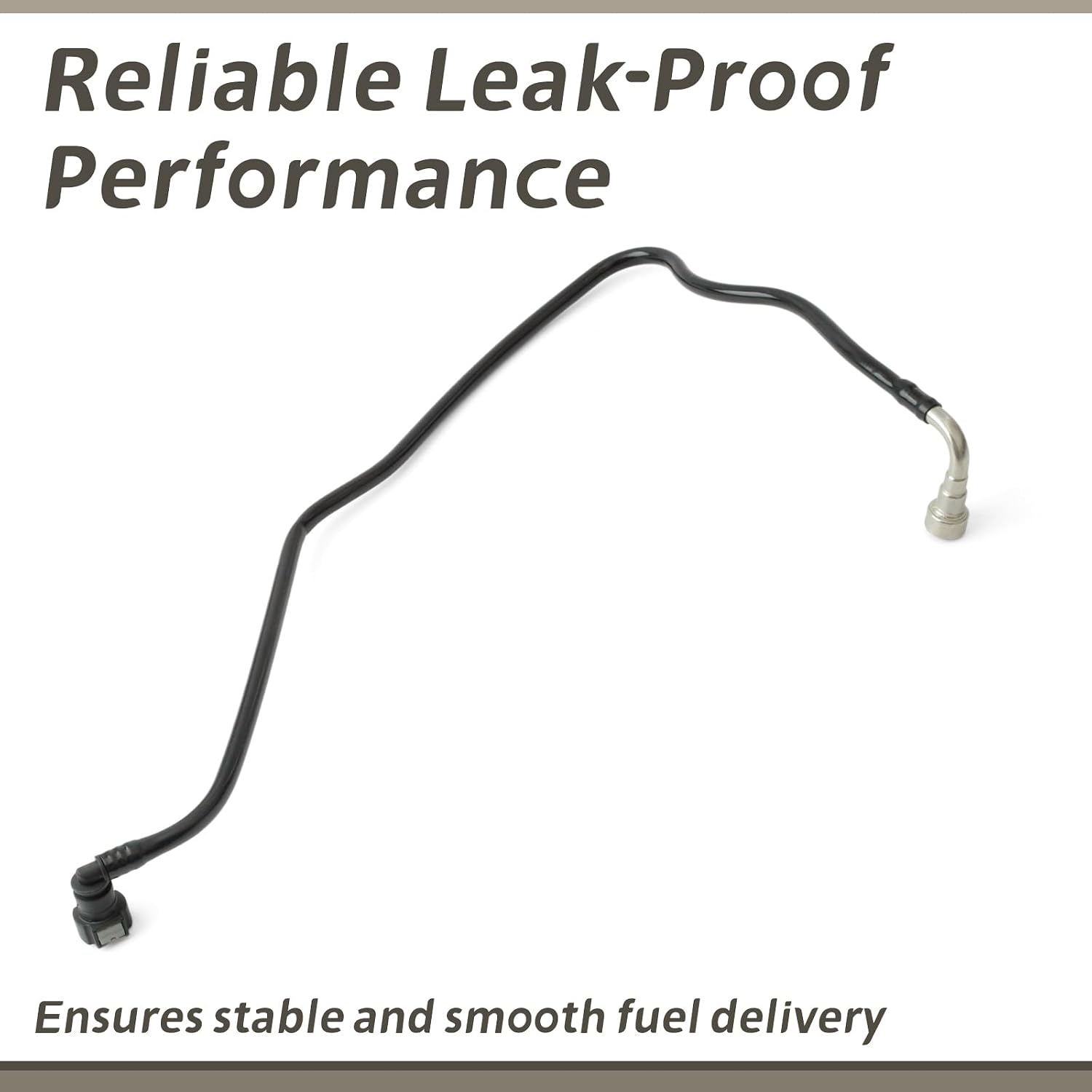 904-018 Rear Fuel Line Replacement for Chevrolet Silverado 1500 for GMC Sierra 1500 2008 2009 2010 2011 2012 2013 2014 2015 2016 2017 2018, Rubber Hose Black