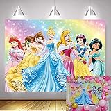 Betta Fairy Tale Princess Backdrop for Little Girl Birthday Party Decoration Supplies Multicolor...
