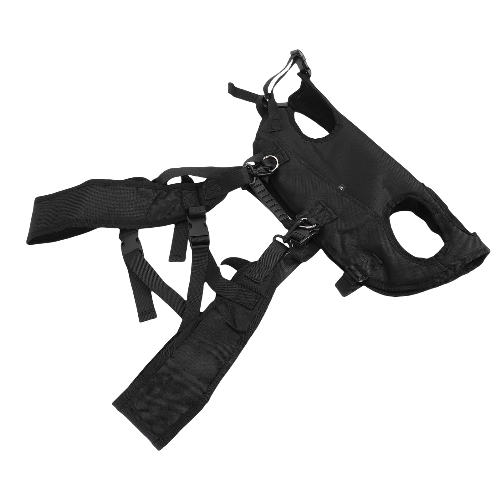 Yctze Harnais de Transport pour Chien de Petite Taille, Sac de Transport pour Tout le Corps, Sangles Respirantes Rembourrées Réglables, Idéal pour les Handicapés, les Blessures Articulaires et les (L)