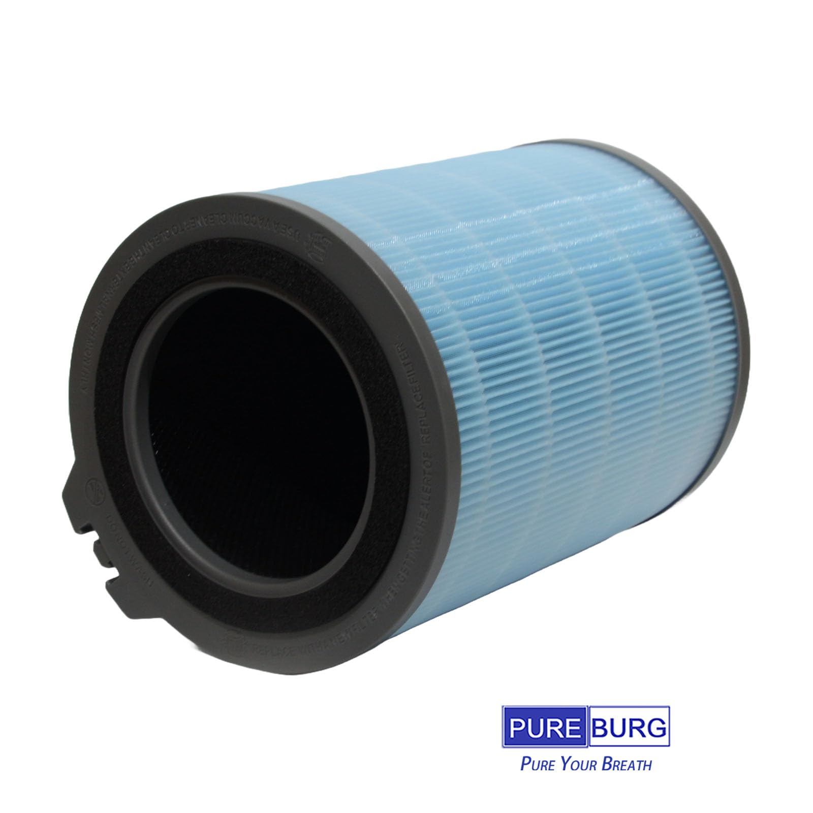 PUREBURG Filtro di ricambio compatibile con purificatore d'aria Hoover H-Purifier 500 e 700, confezione da 2 filtri H13 HEPA al carbone attivo a 3 stadi per la pulizia dell'aria