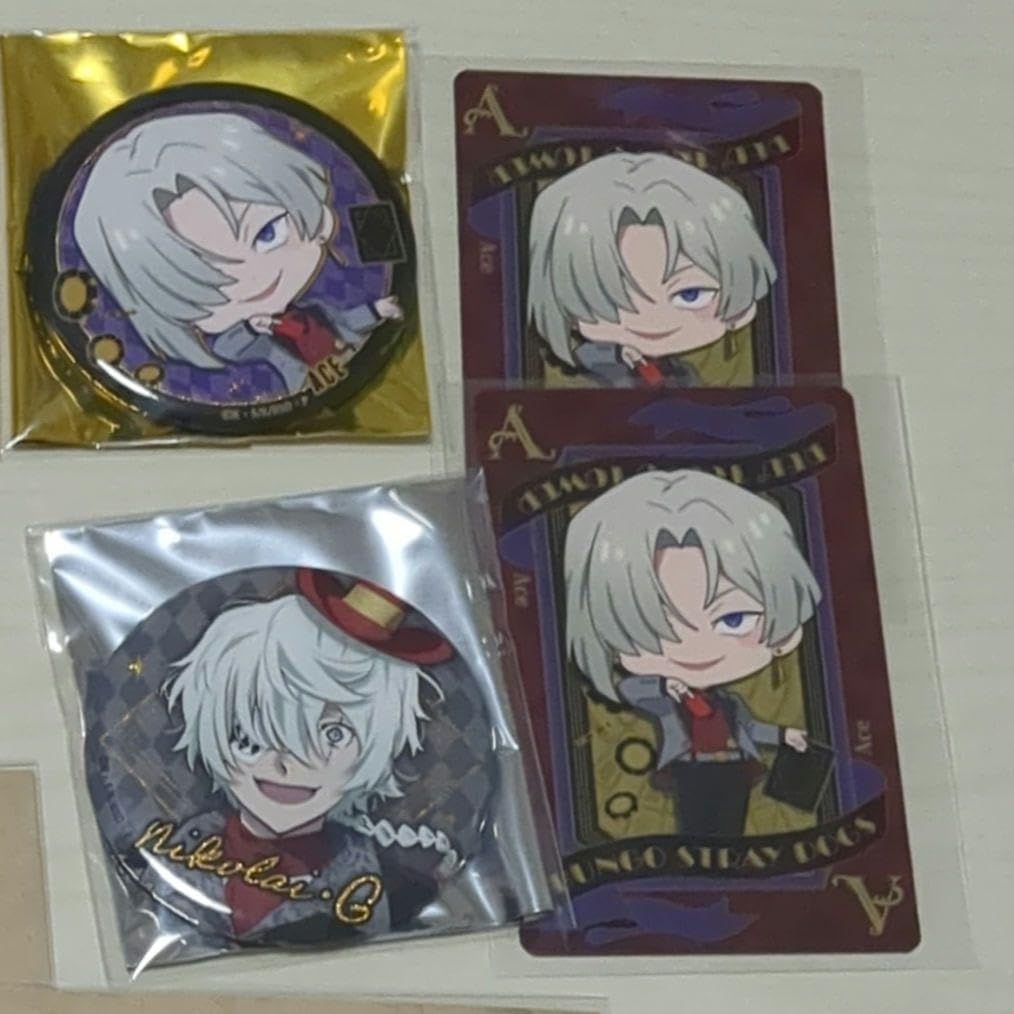 文豪ストレイドッグス ニコライ ニコライ・ゴーゴリ 東京タワー 缶バッジ 文スト 文豪ストレイドッグス 東京タワー カード ニコライ ゴーゴリ