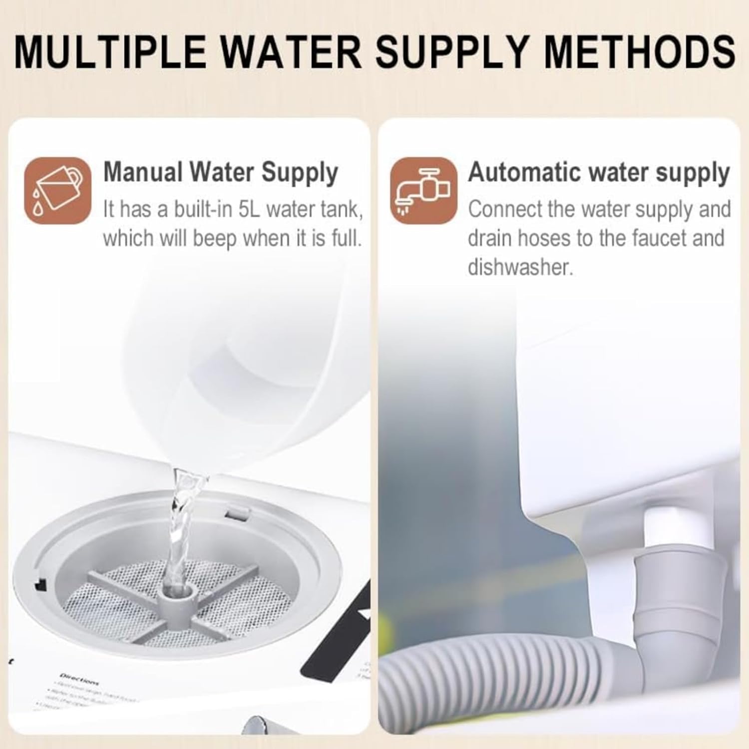 Canbo Portable Mini Dishwasher – Efficient Cleaning for Small Spaces