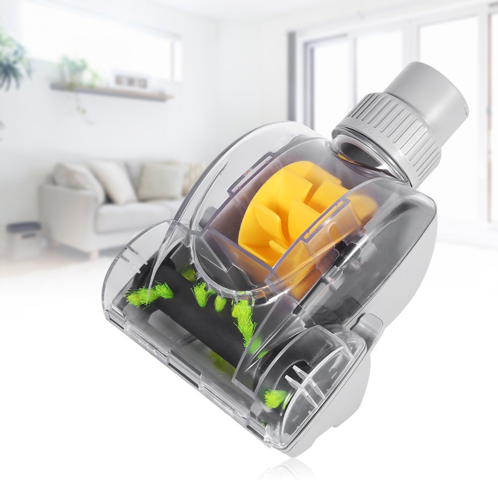 Spazzola Turbo Universale 32 Mm Per Aspirapolvere >1000W, Con Adattatore, Rimuove Peli Animali, Per Tappeti E Pavimenti Duri