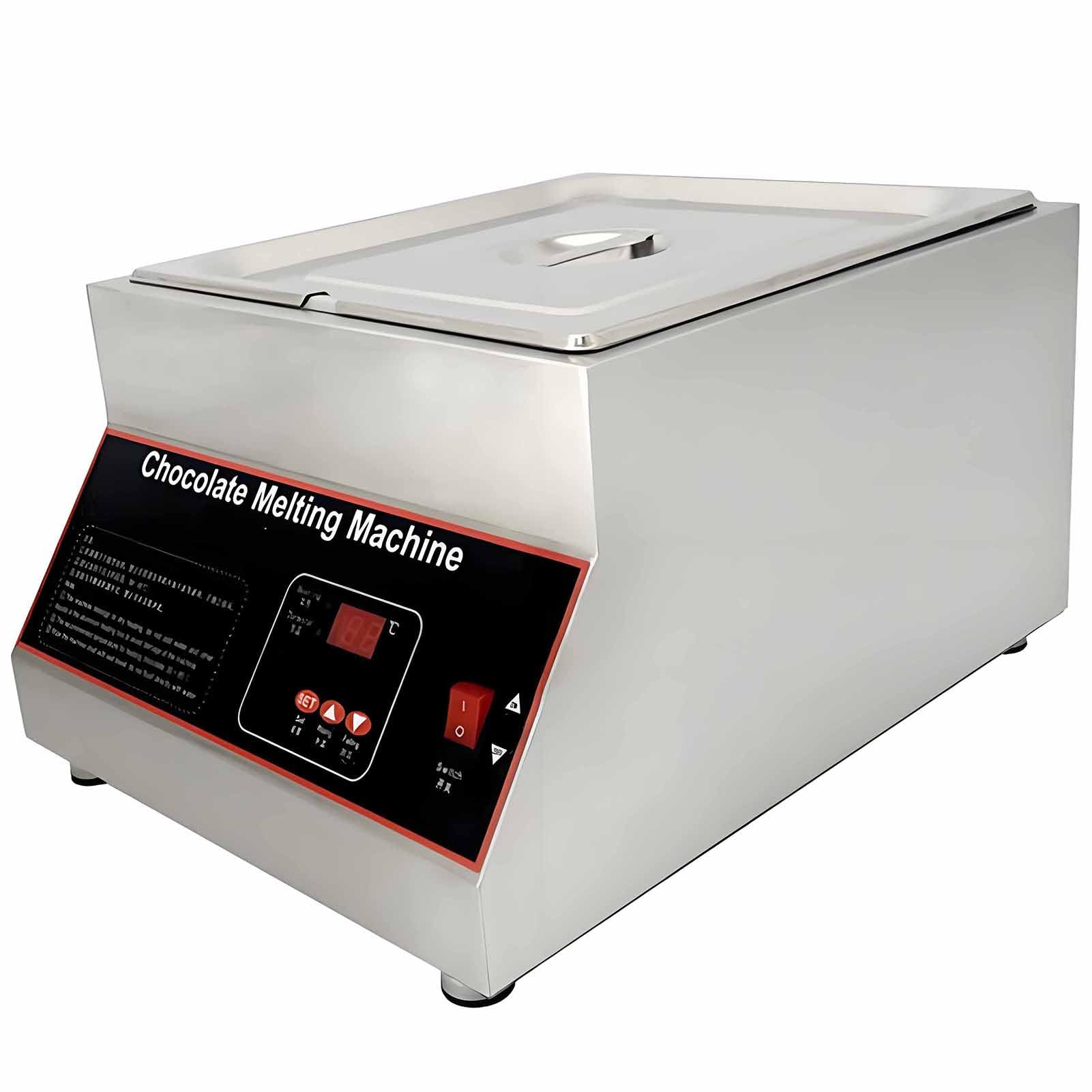 Temperatrice Cioccolato,Non Richiede Acqua,Controllo Temperatura Preciso 0~95℃,Riscaldamento Uniforme,Pentola Interna in Acciaio Inossidabile,Cioccolato da Sciogliere 1Pot
