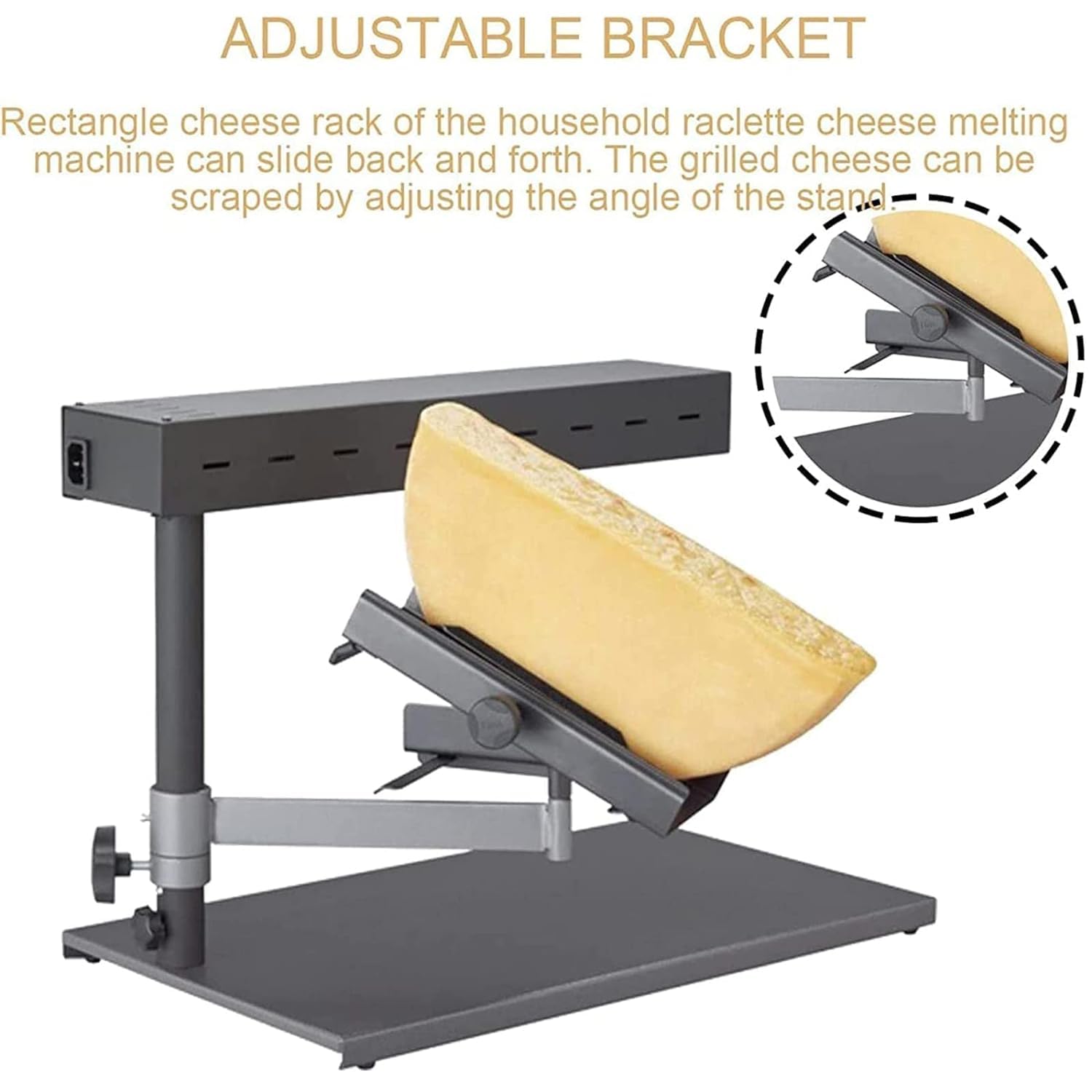 Machine à raclette de 600 W pour fondre et griller sans effort dans les restaurants et cafés