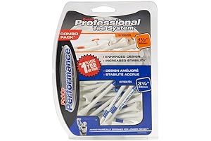 Pride Professional Golf Tees: Large Value Pack, Ultimate Accuracy
