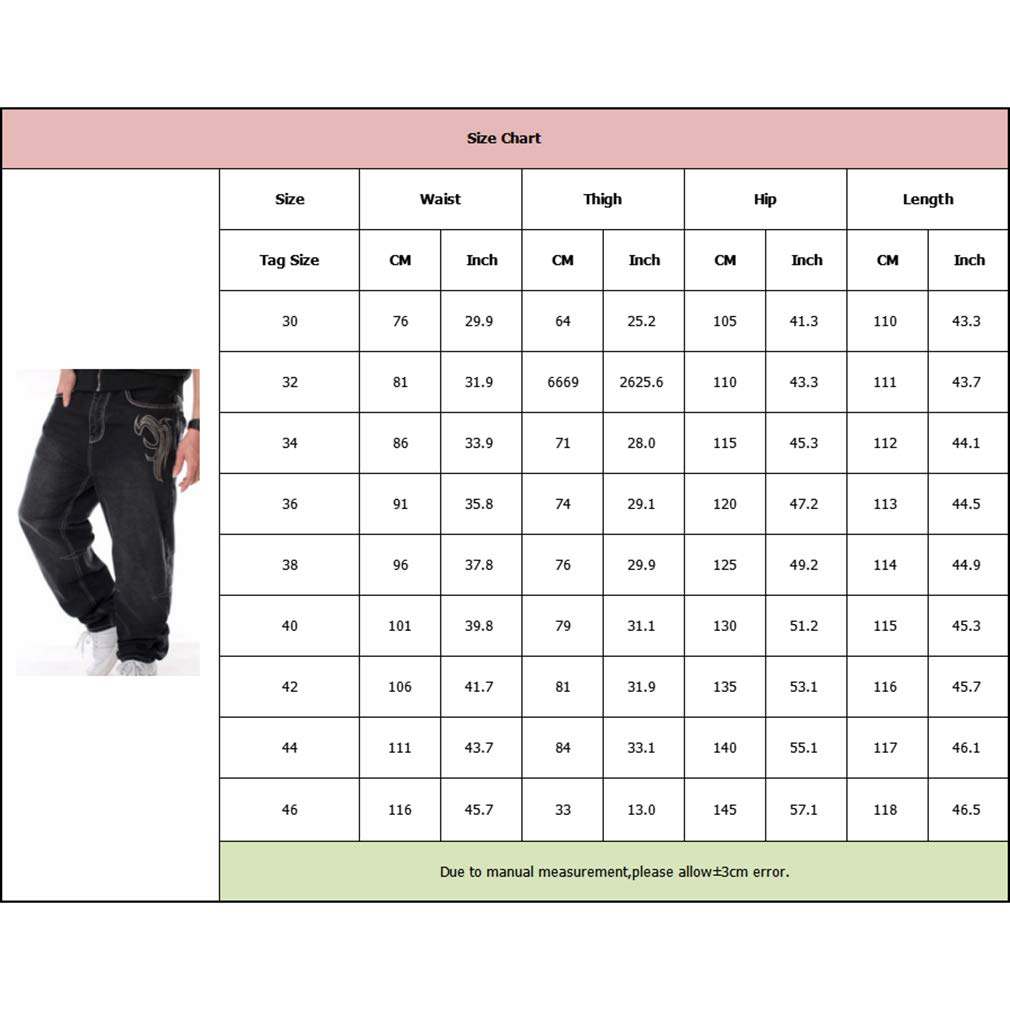 Vaqueros De Hip Hop para Hombres Vaqueros Casuales De Baile Callejero Vaqueros Anchos De Pierna Ancha Vaqueros De Skate Pantalones