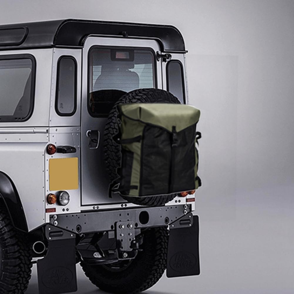 Sac Poubelle de Rangement pour Pneus de Voiture de Secours, éQuipement de Camping Tout-Terrain de Grande Capacité avec Sangles RéGlables Universelles