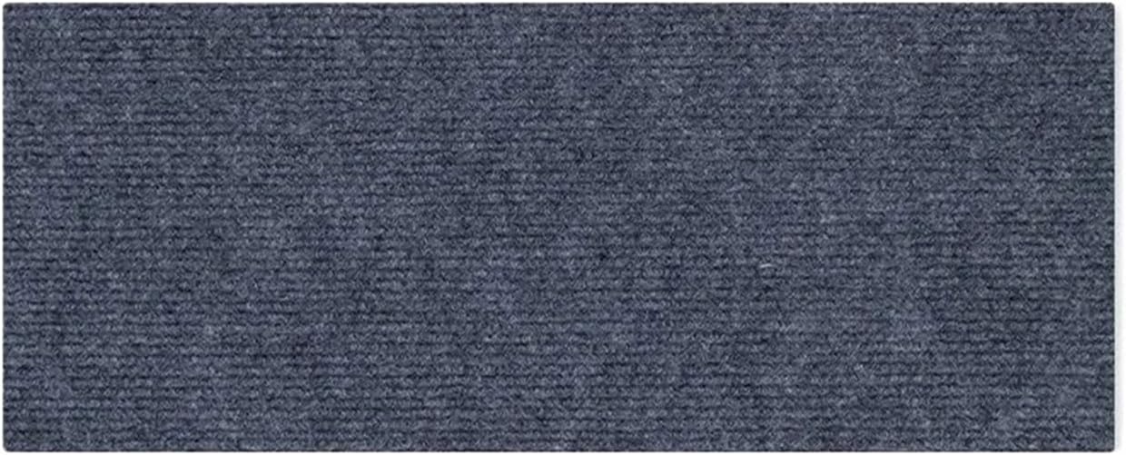 Stair Treads Slip Carpet 1Pc 100x20cm Dark Grey Stair Tread Carpet Mats Non-Slip Water Absorption Mat Step Rugs Safety Mute Floor Pad