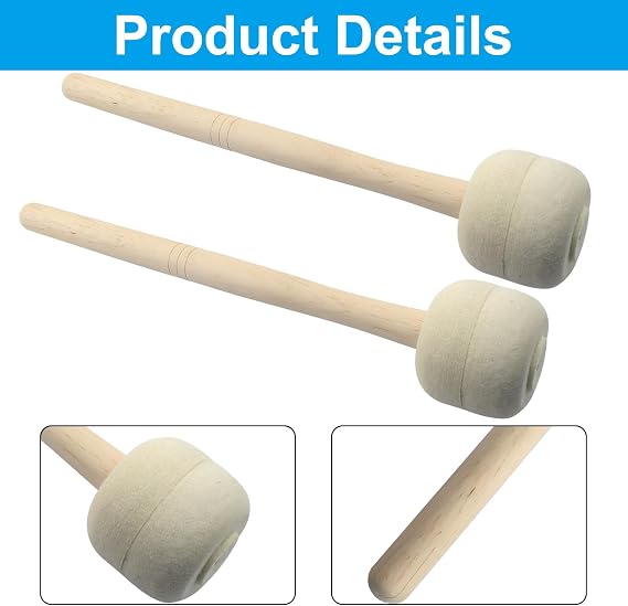Drum Mallet, Beige, 2 Pcs