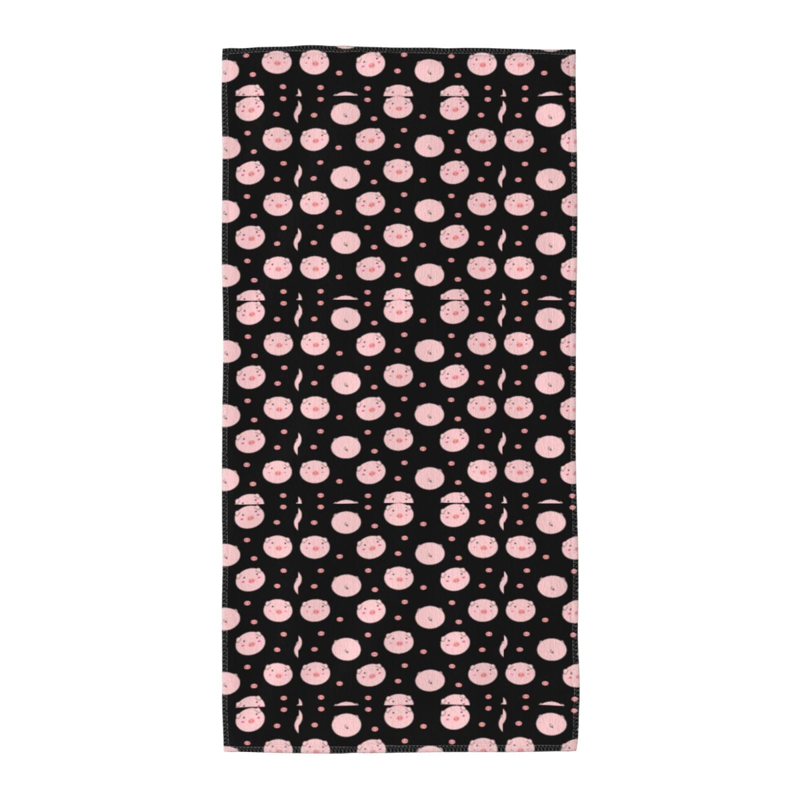 WYCZHY Powder Pig Printed Quick Dry Beach Towel For Camping Travel Vacation