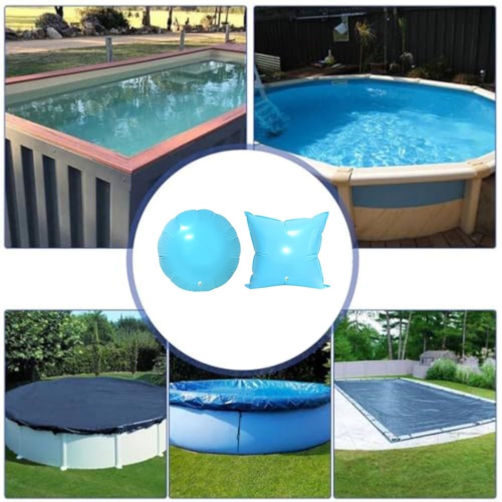 Cojín de Aire para Piscina 122cm Invierno(dark blue122 cm)