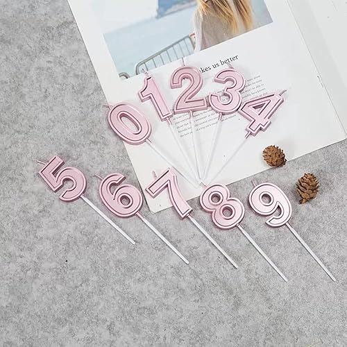 Miniatura 4 de Velas de cumpleaños número 20, decoración de feliz cumpleaños para mujeres, hombres, niñas, niños, fiesta, boda, aniversario, celebración (negro)