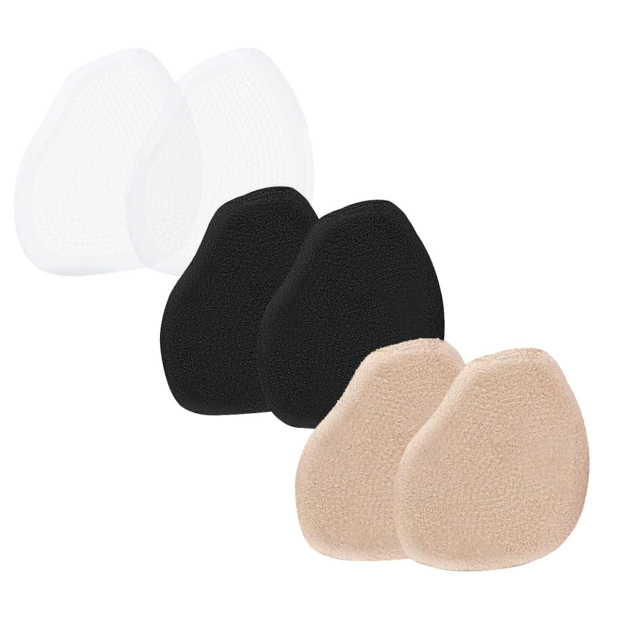 minkissy 15paare Gel Vorfußpolster Für Damen Anti-rutsch Einlegesohlen Für High Heels Weiche Fußkissen Zur Schmerzlinderung Transparent Für Langes Stehen Und Tanzen