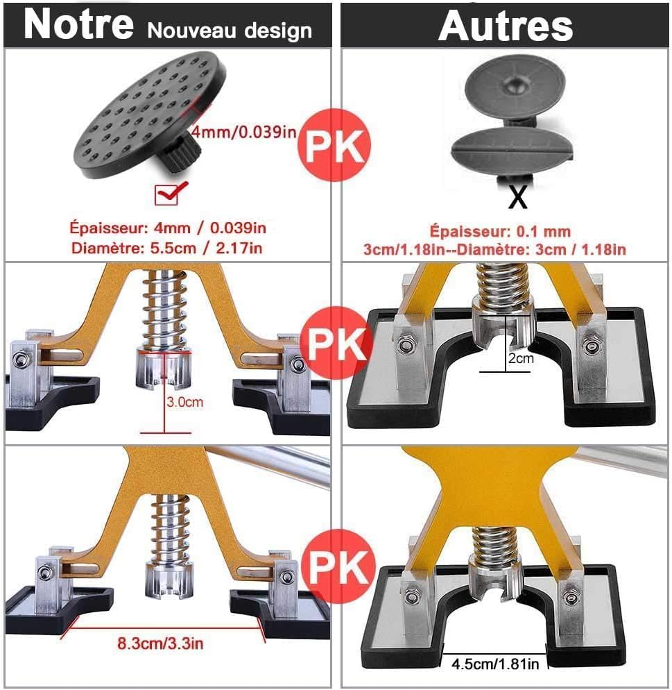 Manelord Ventouse Carrosserie Et Kit Debosselage Sans Peinture Avec Pistolet Colle Manelord Ventouse Carrosserie Et Kit Debosselage Sans Peinture Avec Pistolet Colle