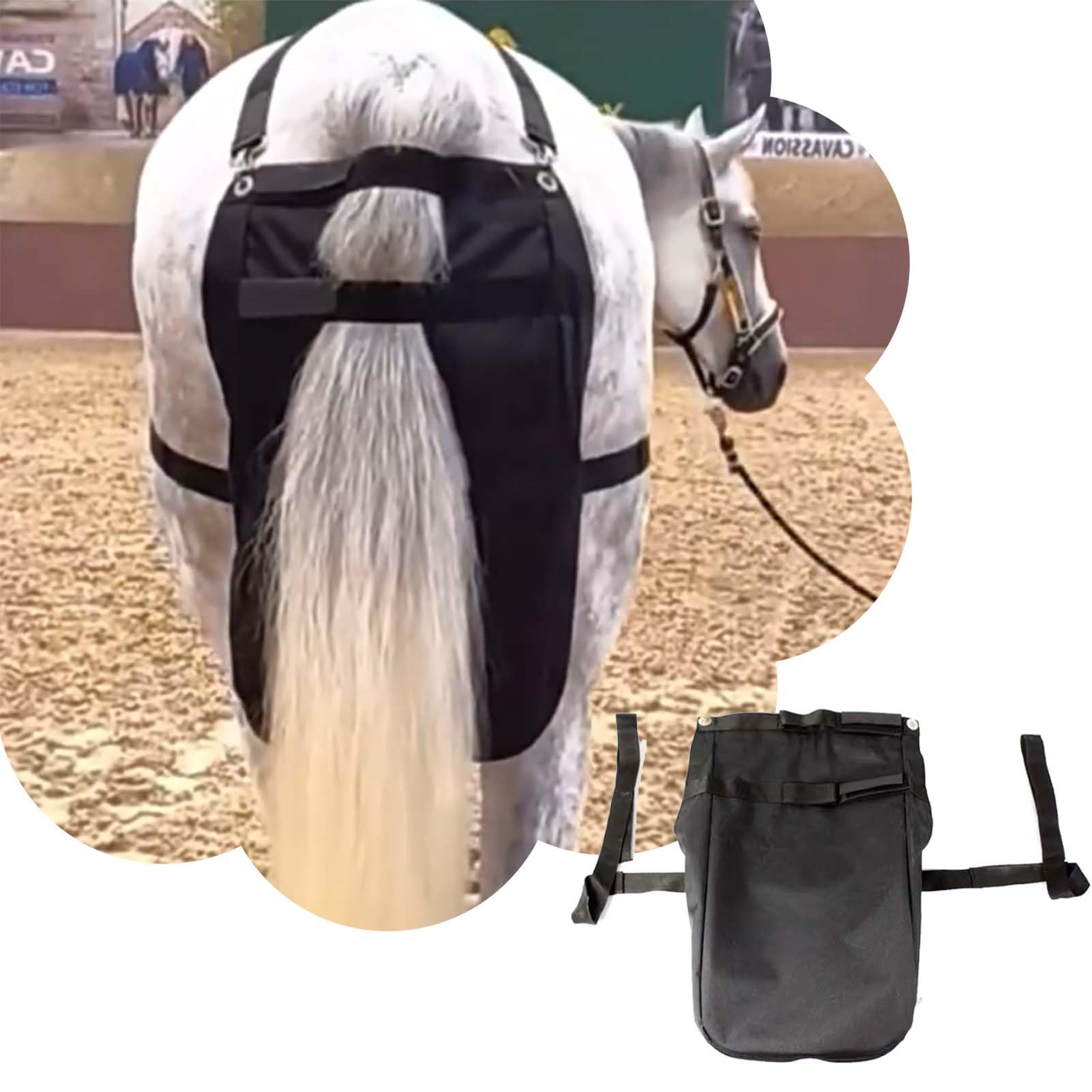 Bolsas de estiércol de caballo Bolsa Recolectora De Estiércol De Caballo Lavable E Impermeable. Pañal Ajustable Para Caballos De Montar. Bolsa Recogedora De Excrementos De Mini Poni(S)