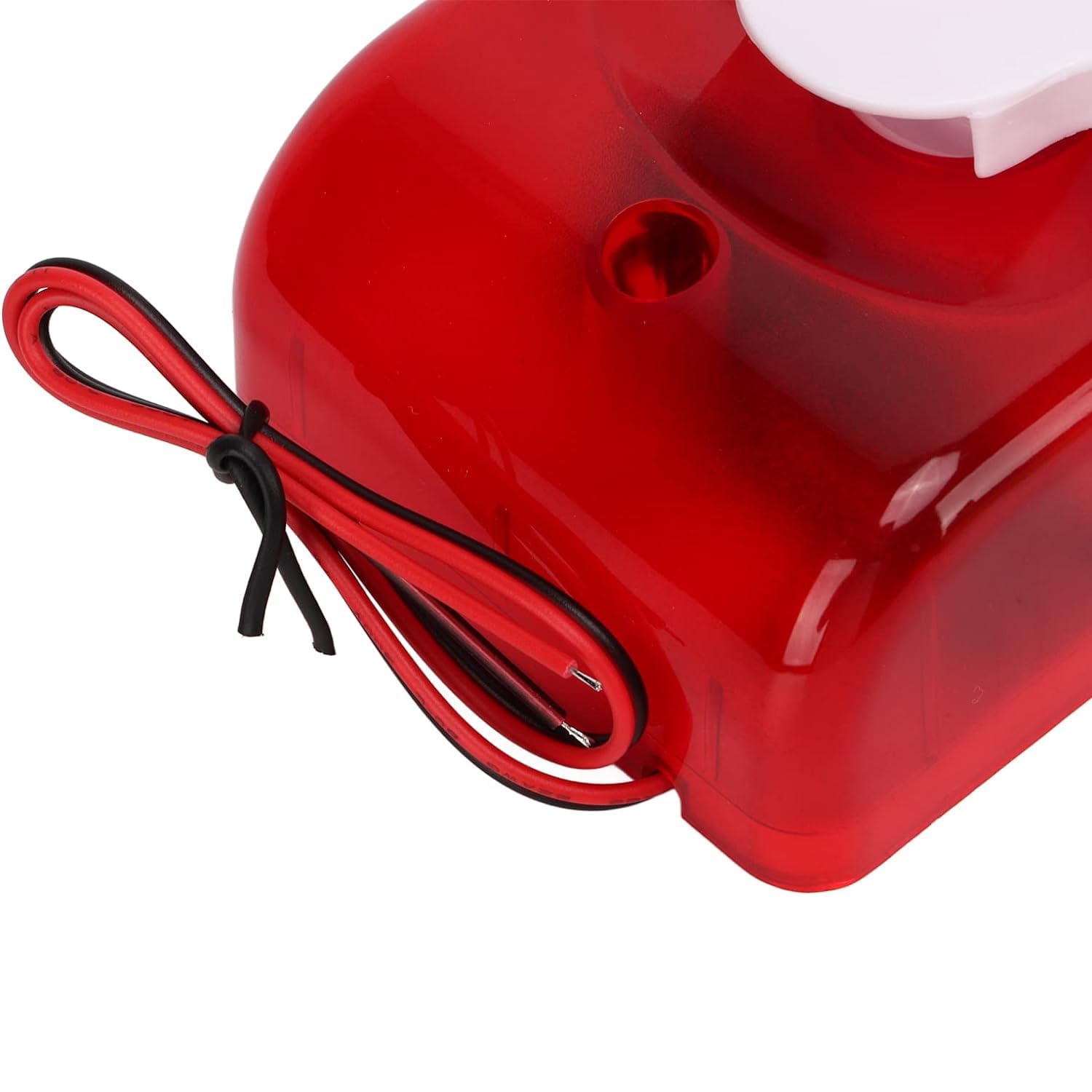 Alarme Sonore Et Lumineuse Stroboscopique Filaire - 110dB, Lumière Rouge, IP65, 24V - Pour Sécurité Industrie/garage - 14