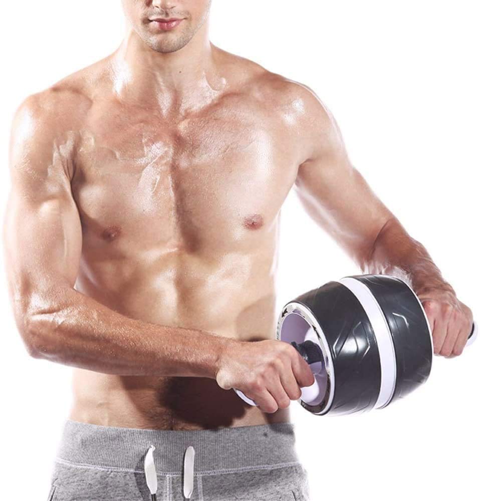 AB-Rollenrad, AB-Roller-Kit mit Kniematte, Push-up-Bars, Widerstandsbänder, Trainingsplakat, Trainingsführung, perfekte Hausgymnastikausrüstung für Männer Frauen Bauchübung