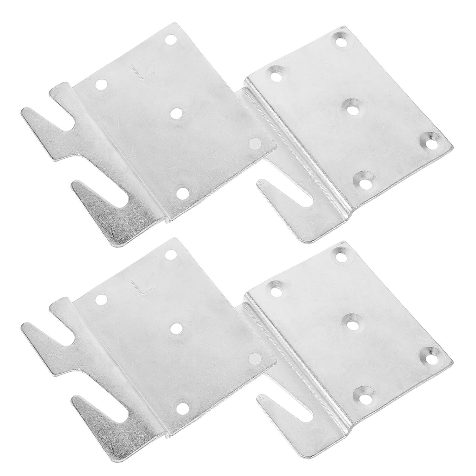 Plaques de fixation pour lit en métal cadre de lit quincaillerie 4pcs