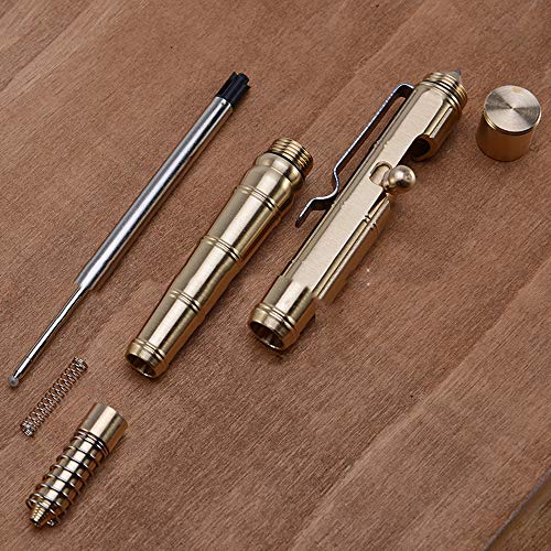 SEIWEI Penna in ottone con scritta in inglese