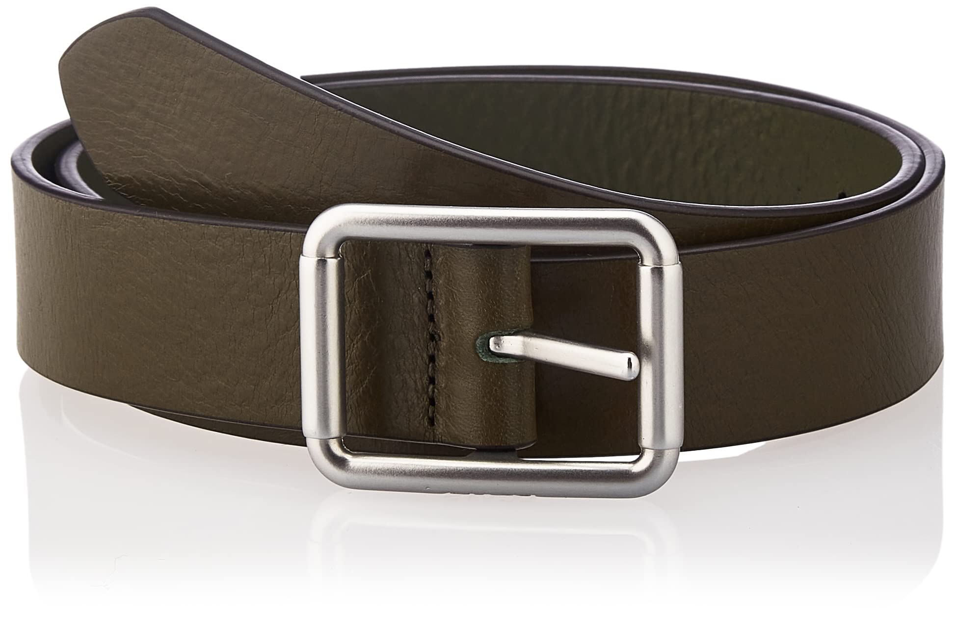 Levi's Damen Gürtel Mid-Width Center Bar – Aus Echtleder, Mit Messing-Schnalle, Verstellbar