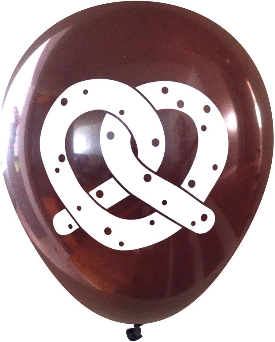 Pretzel Latex Balloons (16 pcs) by Nerdy Words, Balloons Amazon Canada