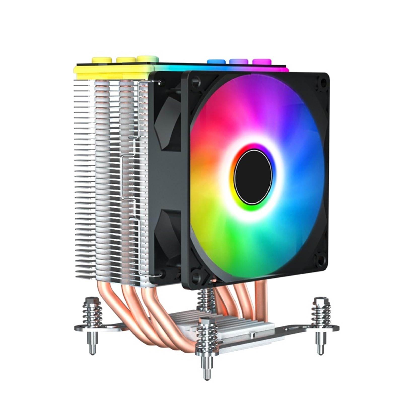 Ventilateur de refroidissement PC silencieux RGB pour processeur Intel LGA 1700 2011