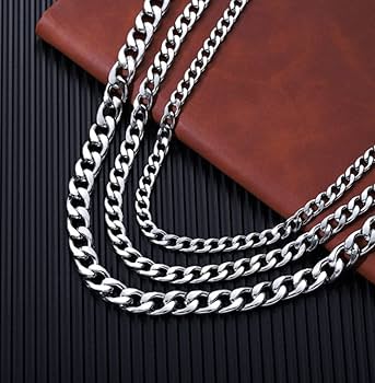 Amazon.com: LRGKMCWTOB Sterling Silver Chain for Men Women 5 Amazon.com: LRGKMCWTOB Sterling Silver Chain for Men Women 5