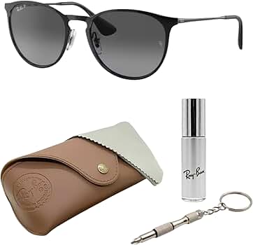 Amazon.co.jp: Ray-Ban RB3539 エリカ メタル サングラス アイウェア