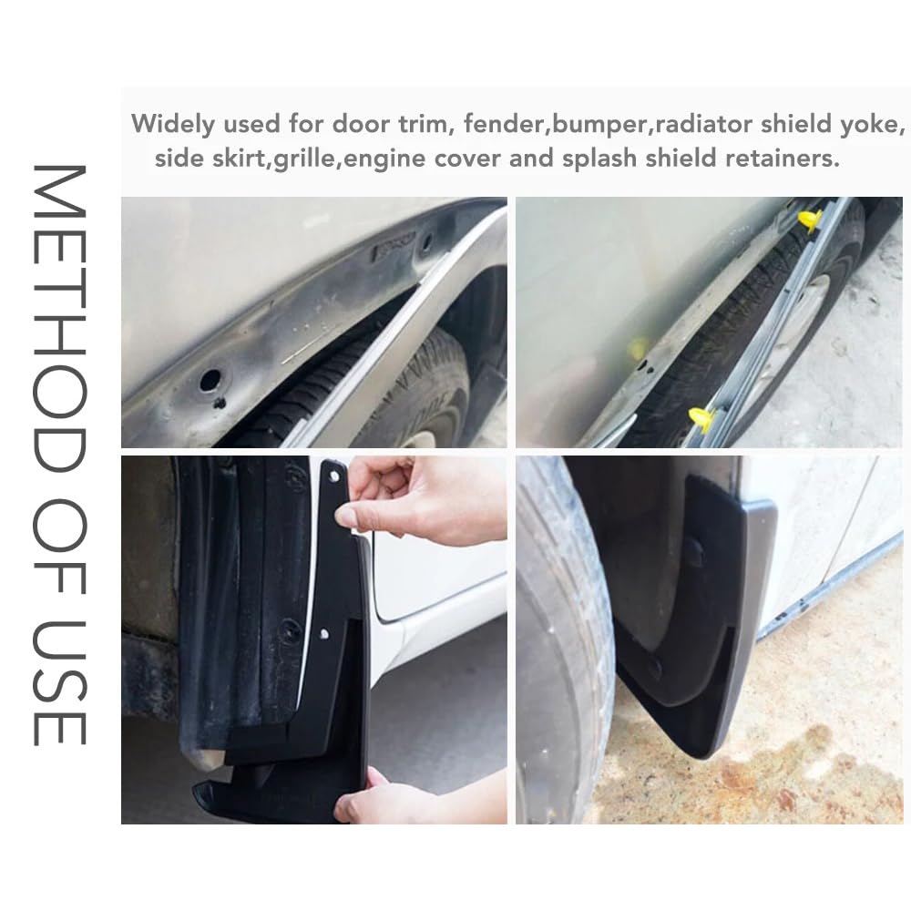 20 Stk Stoßtange Schutzleiste Kotflügel Clips, Bumper Fender Mounting Clip für Smart Fortwo City Coupe Cabrio Fortwo 450 Fortwo 451 City Coupe 450 Cabrio, 0001781V002000