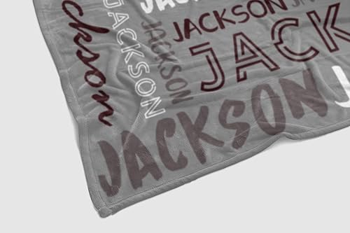 Miniatura 3 de Mantas personalizadas para niños con nombres, mantas personalizadas con nombre para adultos, manta personalizada, regalo para cumpleaños, Navidad,