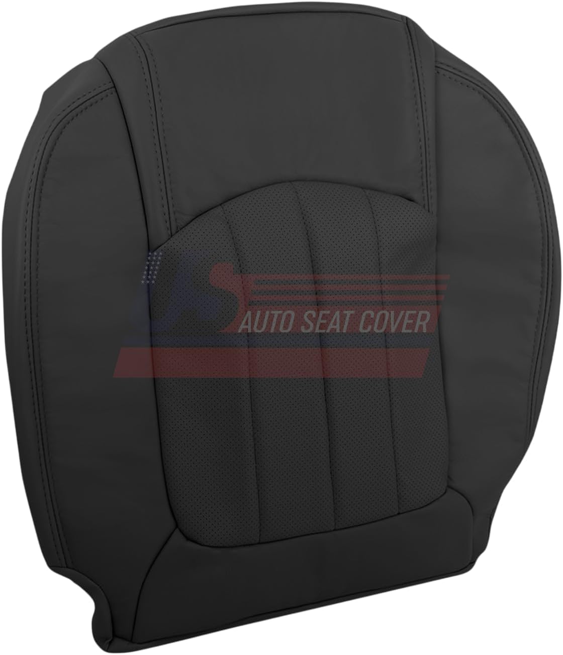 2008-12 fits GMC Acadia Synthetic Leather Perf. Passenger Bottom Seat Cover Black