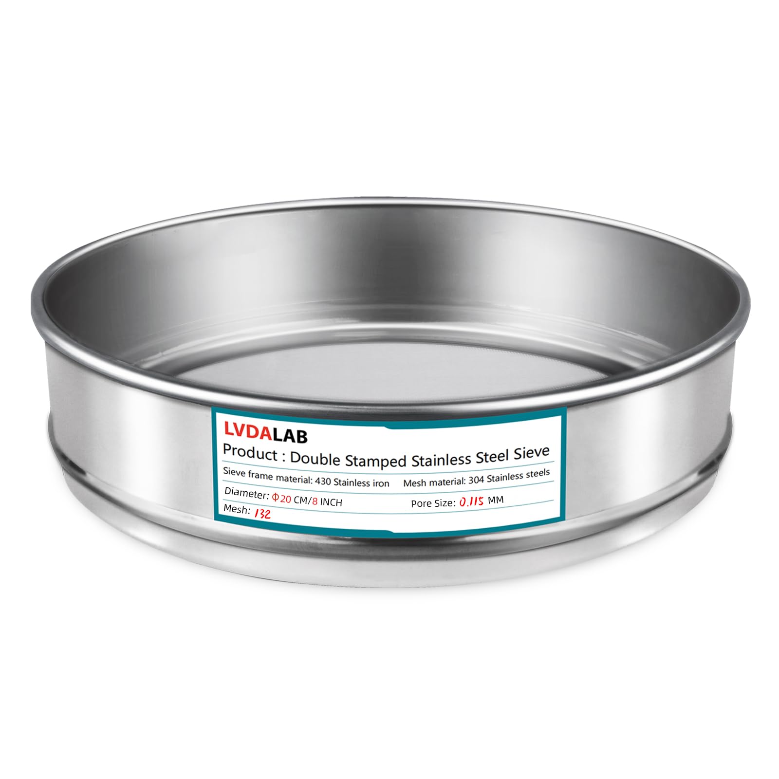 Stainless Steel Lab Sieve - 270 Mesh -30 Stainless Steel Lab Sieve - 270 Mesh -30