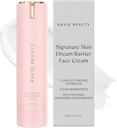 Ravie Dream Barrier Cream Face Moisturizer, Peptides & Ceramides, 1.7 fl oz