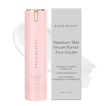 Ravie Dream Barrier Cream Face Moisturizer, Peptides & Ceramides, 1.7 fl oz