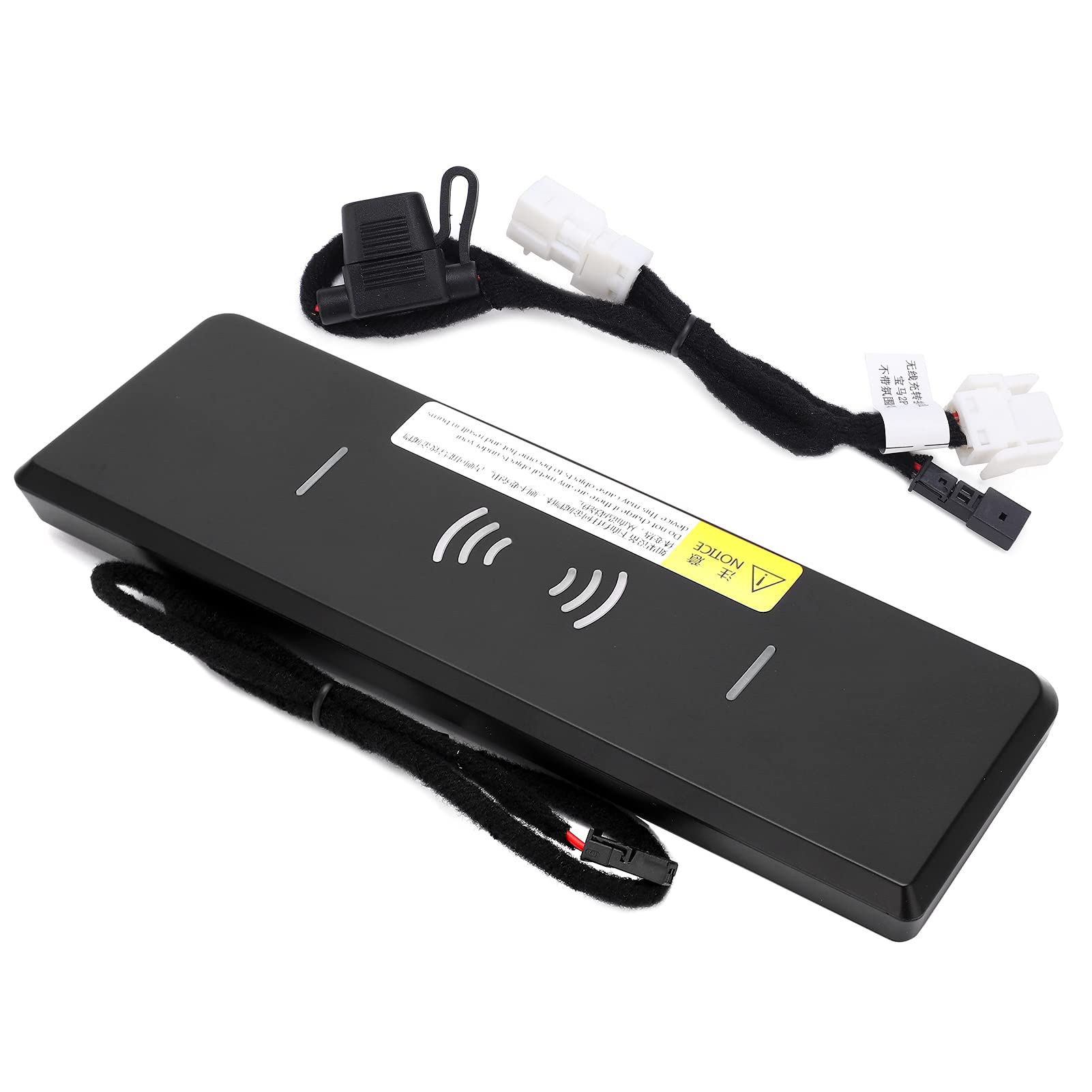 Caricabatterie Wireless per Auto, Caricabatteria Rapido Wireless per Auto 15 W Supporto per Telefono QC di Ricambio per Serie 3/4 Serie 2016-2019