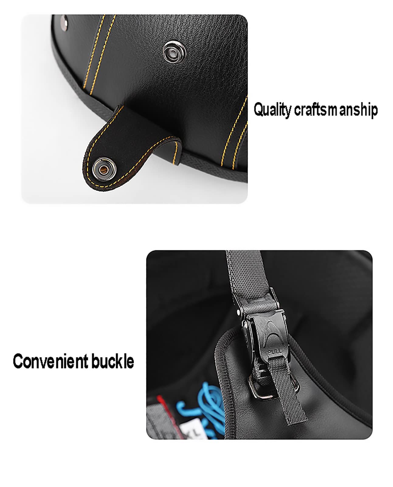 Retro Straat Motorhelm Voor Mannen & Vrouwen, Vintage Duitse Lederen Half Gezicht Helm Open Gezicht Helm GLB Met Bril Voor Bromfiets Chopper Jet Scooter ATV DOT/ECE GOEDGEKEURD,Ink yellow,L Retro Straat Motorhelm Voor Mannen & Vrouwen, Vintage Duitse Lederen Half Gezicht Helm Open Gezicht Helm GLB Met Bril Voor Bromfiets Chopper Jet Scooter ATV DOT/ECE GOEDGEKEURD,Ink yellow,L