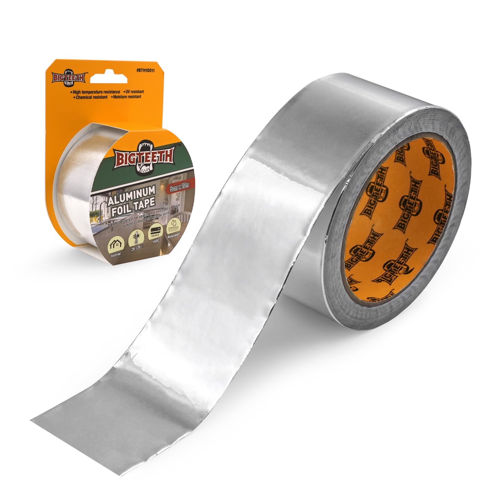 BIGTEETH Aluminium Foil Tape 50mm x 20m