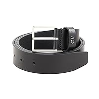 Calvin Klein Uomo Cintura Formal Plaque Belt 3.5 cm Cintura in Pelle