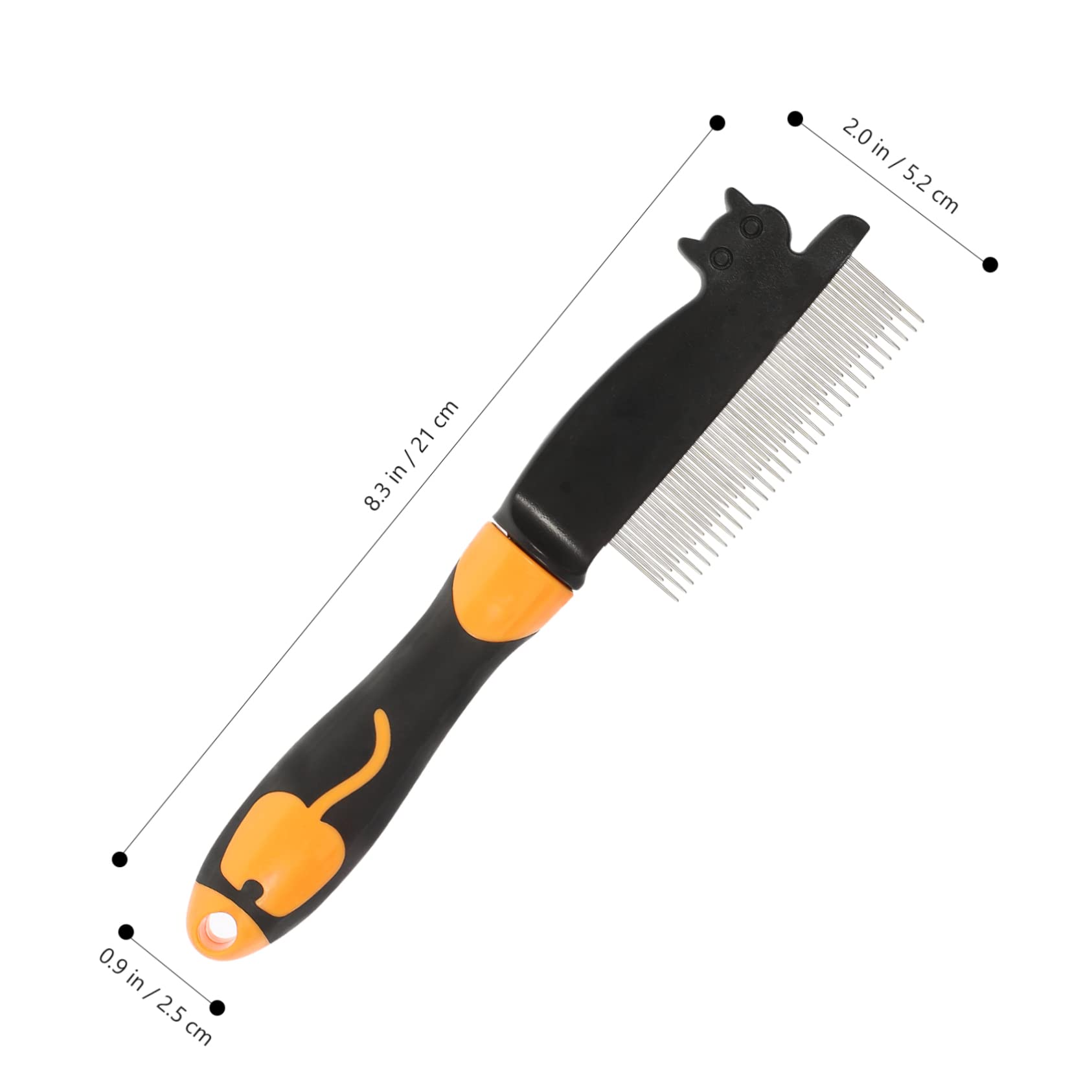 YARNOW 3 Piezas Peine Para Perros Arkansas Cepillo Despellejador Para Perros Peine Reutilizable Para Gatitos Peluquería Mascotas Aseo Abierto Acero Inoxidable
