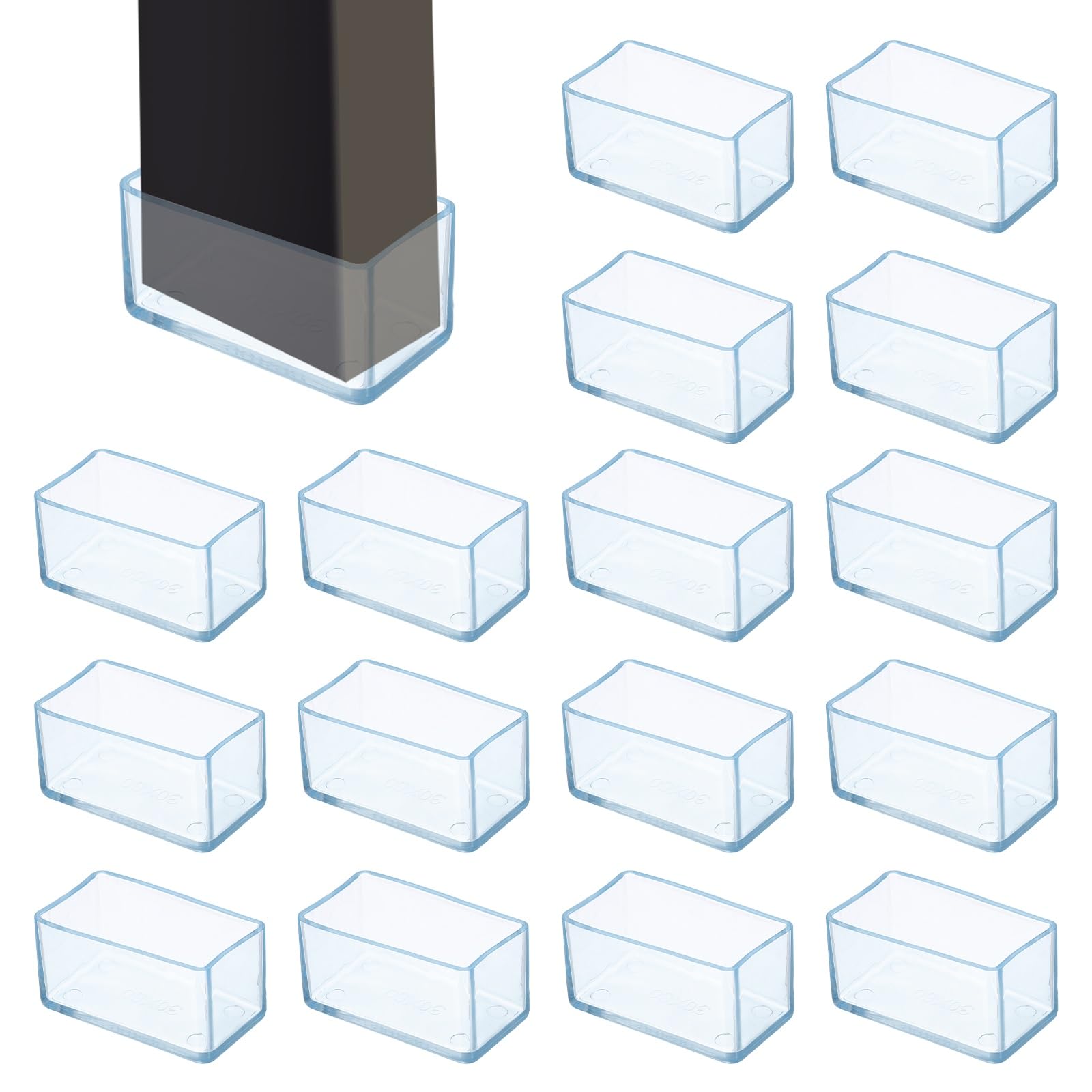 Fundas rectangulares transparentes para proteger el suelo de tu comedor y cocina