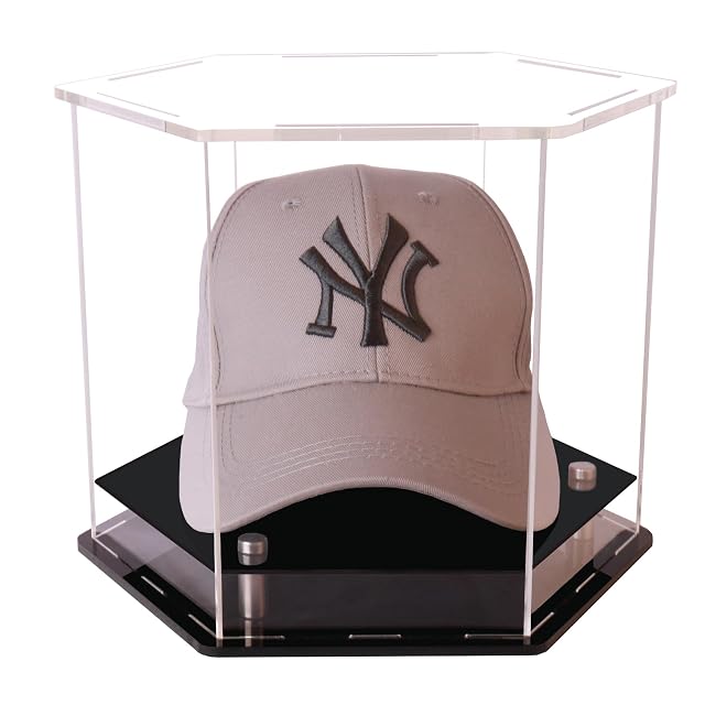 Vitrina Transparente para Gorras, Vitrina de Sombrero para béisbol, Soporte de exhibición de Gorra de fútbol