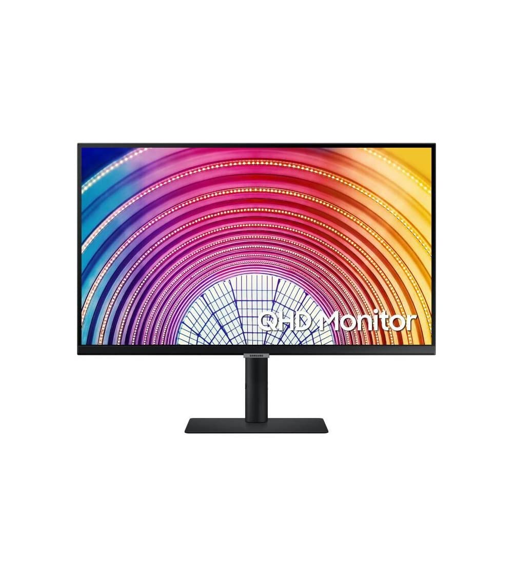 Samsung Monitor HRM S60UA (S27A600), Flat, 27", 2560x1440 (WQHD 2K), HDR10, IPS, Bezeless, 75 Hz, 5 ms