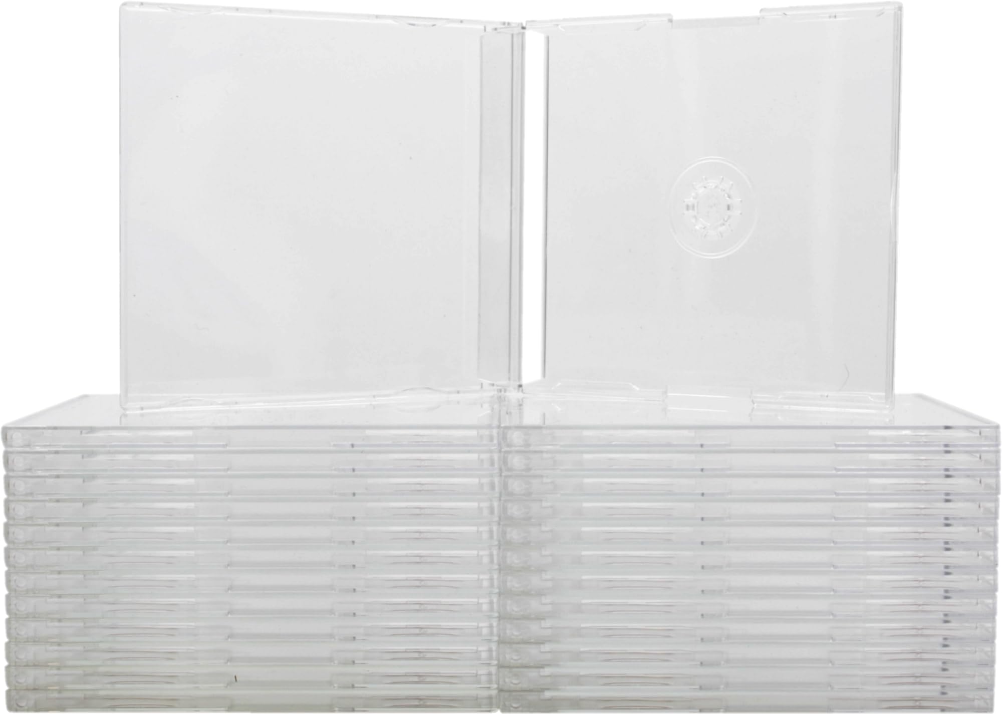 (25) Slimline Import CD-5 Jewel Boxes - Holds J Card Inserts, Used for Import CD Singles CDBS78
