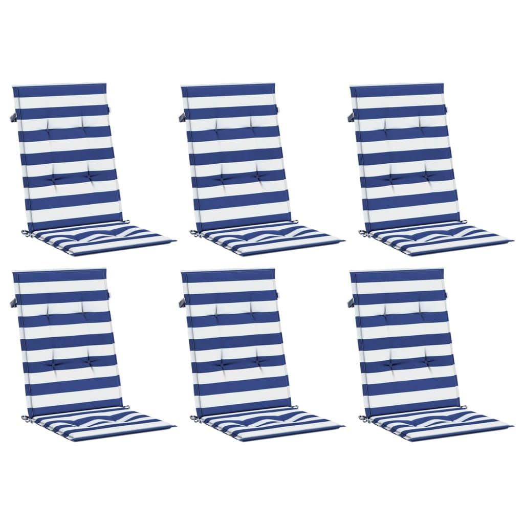 Coussins de chaise dossier haut pour sublimer votre décoration de jardin terrasse et patio