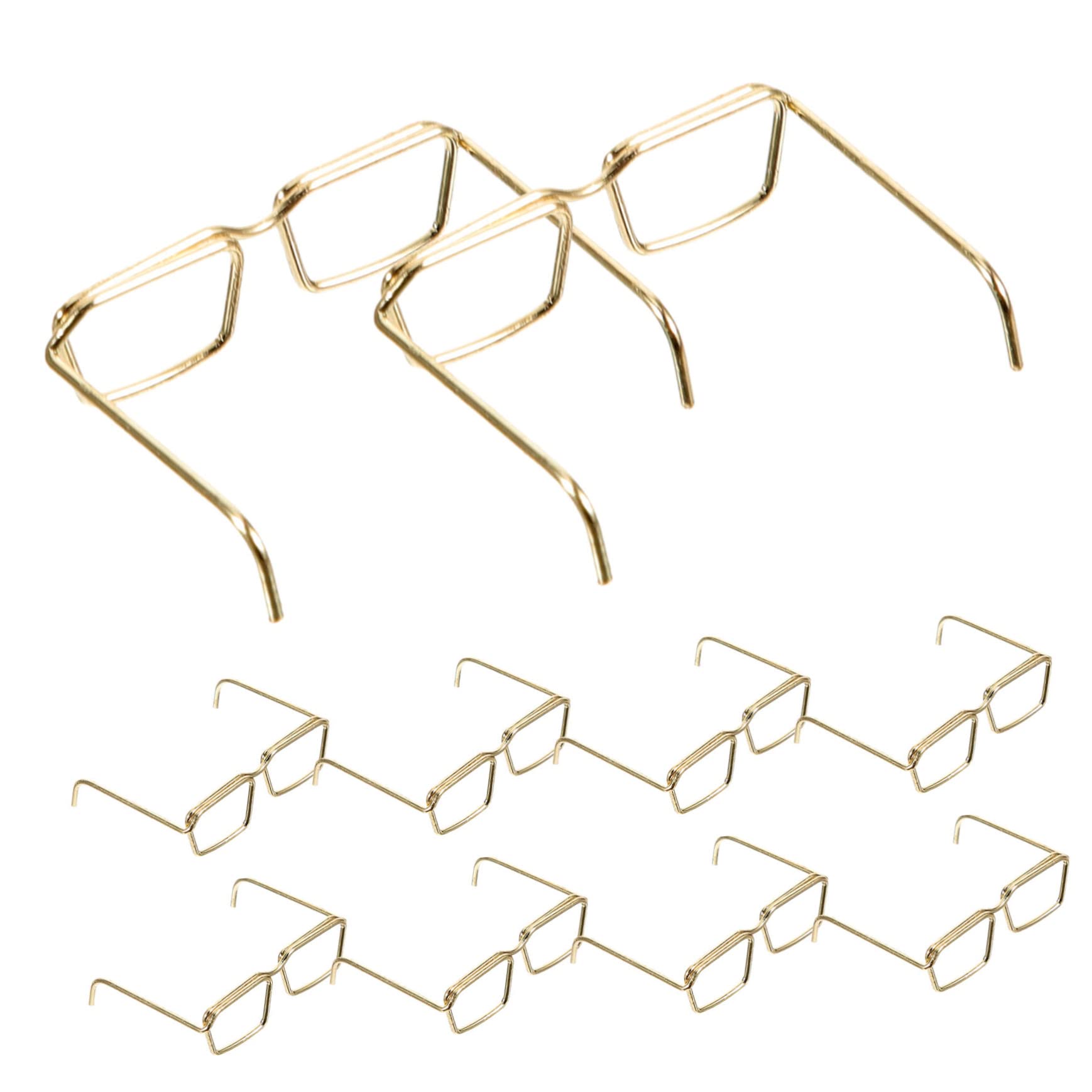 30 Pz montatura per occhiali mini Bambola bicchieri natale bicchieri di natale bambolotti per bambina Montature per occhiali per bambole da vestire occhiali per vestire le bambole