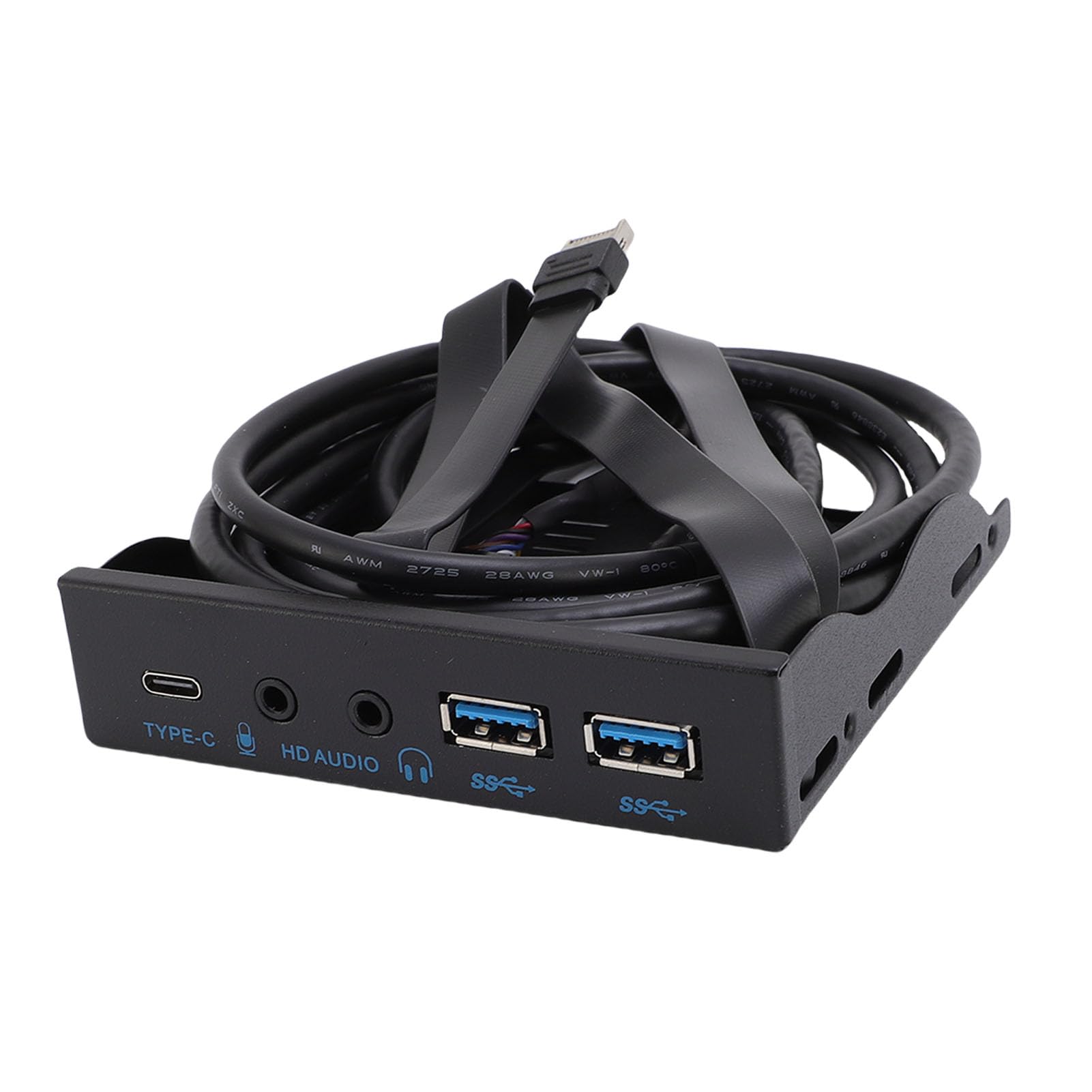 Pongnas Hub Frontale USB per PC, 3.5 Pollici, 19 Pin a USB 3.2 Gen 2 per