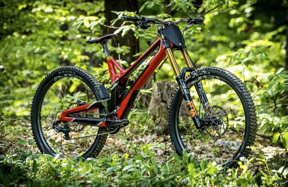 Downhill Black Number Plate & Black Grip Set for E Bikes Surrons Mountain Bikes MTB
