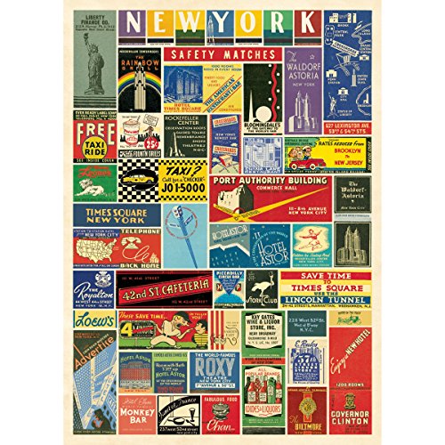 Cavallini & Co. Vintage New York City Matchbook Covers Decorative Paper